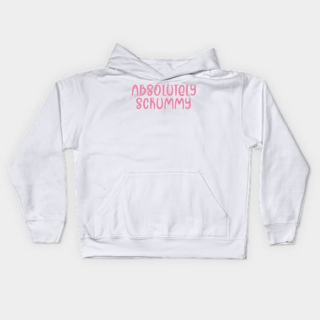 absolutely scrummy pink Kids Hoodie by shimodesign